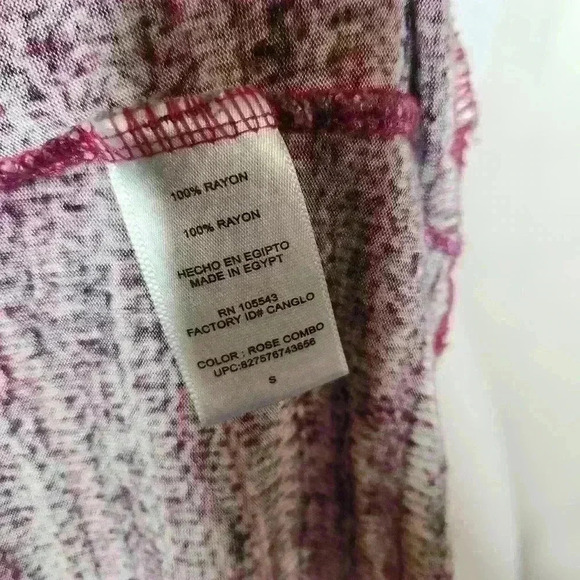 Daisy Fuentes women's purple geometric long sleeve blouse size small - Picture 6 of 6